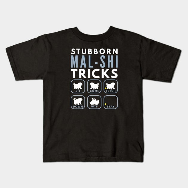 Stubborn Maltese Shih Tzu Tricks - Dog Training Kids T-Shirt by DoggyStyles